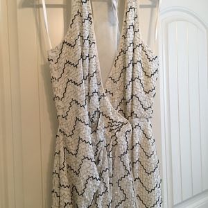 Parker Dresses - Parker NWT Women's Black and White Sequin Beaded Parker Dresses - Parker NWT Women's Black and White Sequin Beaded
